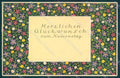 Artist Signed Baumgarten Art Nouveau Flower Meissner & Buch 1955 pc TW2593 – fronte