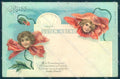 Artist Signed Art Nouveau Children Poppy serie 9079 cartolina postcard TW2604 – fronte