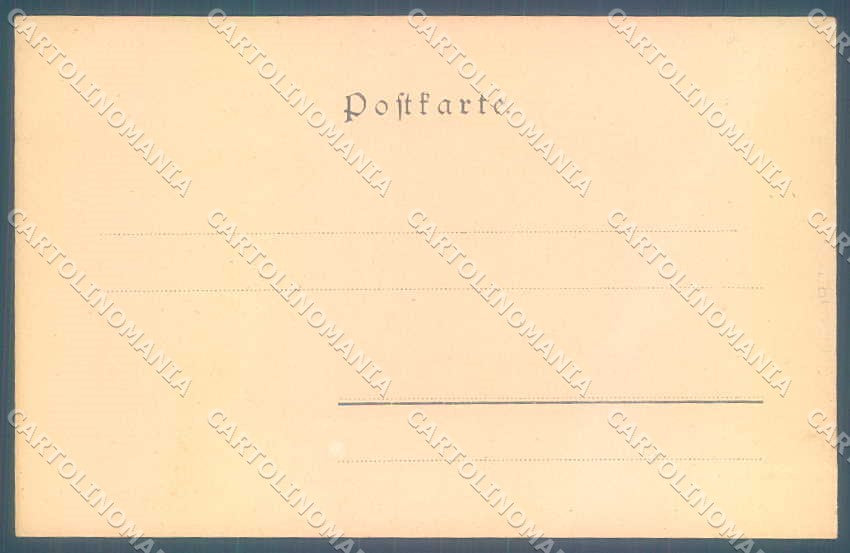 Artist Signed Joseph Sattler Fashion Lady Man Philipp & Kramer 6 postcard TW2616 – retro