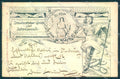Artist Signed F.B. Art Nouveau New Year 1899 Man Lady serie 28 postcard TW2650 – fronte