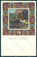 Artist Signed Bot Franz Art Nouveau Bauernhaus Vereines 36 postcard TW2660 – fronte