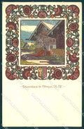 Artist Signed Bot Franz Art Nouveau Bauernhaus Vereines 37postcard TW2661 – fronte
