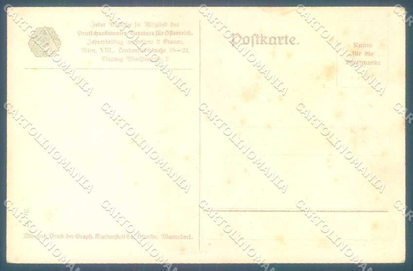 Artist Signed Bot Franz Art Nouveau Bauernhaus Vereines 37postcard TW2661 – retro