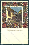 Artist Signed Bot Franz Art Nouveau Bauernhaus Vereines 33 postcard TW2662 – fronte