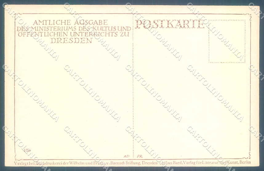 Artist Signed Slevogt Max Arabian Type Seerauber Ministerium Dresden pc TW2670 – retro