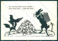 Artist Signed Eha Easter Hare Egg Rooster Comic serie 75 FG postcard TW2677 – fronte
