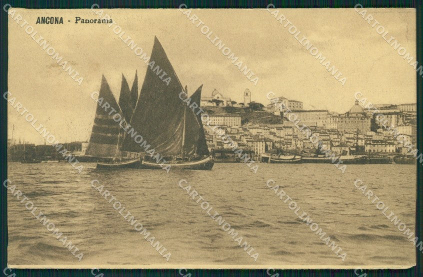 Ancona Città Barche ABRASA cartolina VK0007 – fronte