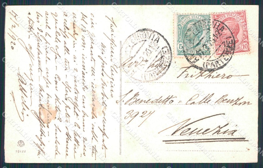 Ancona Città Navi cartolina VK0008 – retro