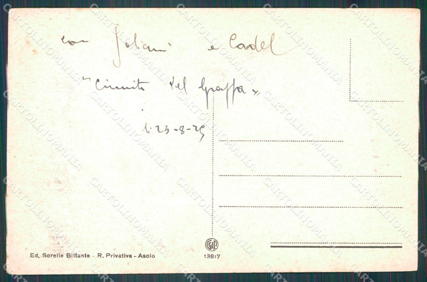 Treviso Asolo Saluti da MACCHIA cartolina VK0034 – retro