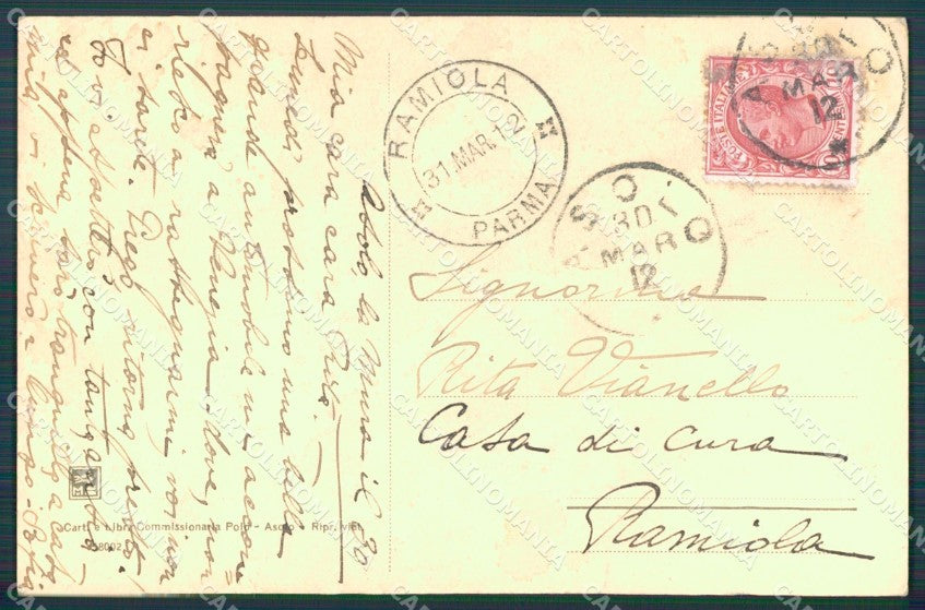Treviso Asolo Forestuzo PIEGHINA cartolina VK0036 – retro