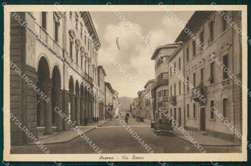 Arezzo Città Auto cartolina VK0037 – fronte