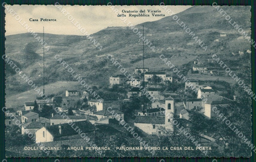 Padova Arquà Petrarca cartolina VK0041 – fronte