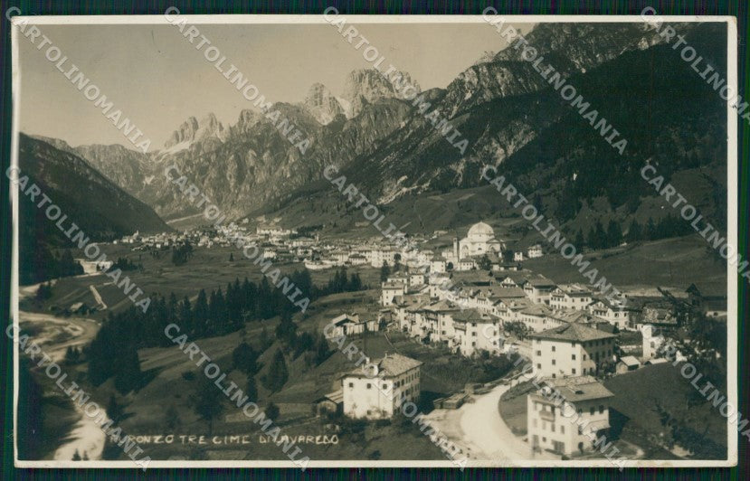 Belluno Auronzo di Cadore Tre Cime di Lavaredo COLLA Foto cartolina VK0043 – fronte