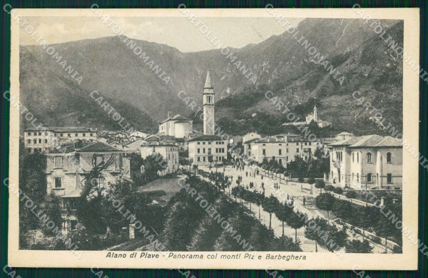 Belluno Alano di Piave cartolina VK0047 – fronte