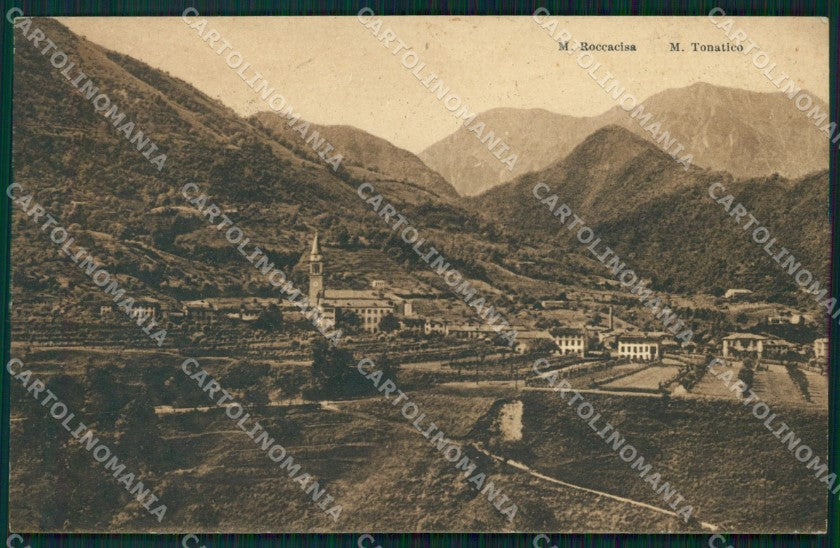 Belluno Alano di Piave Roccacisa e Tonatico cartolina VK0048 – fronte
