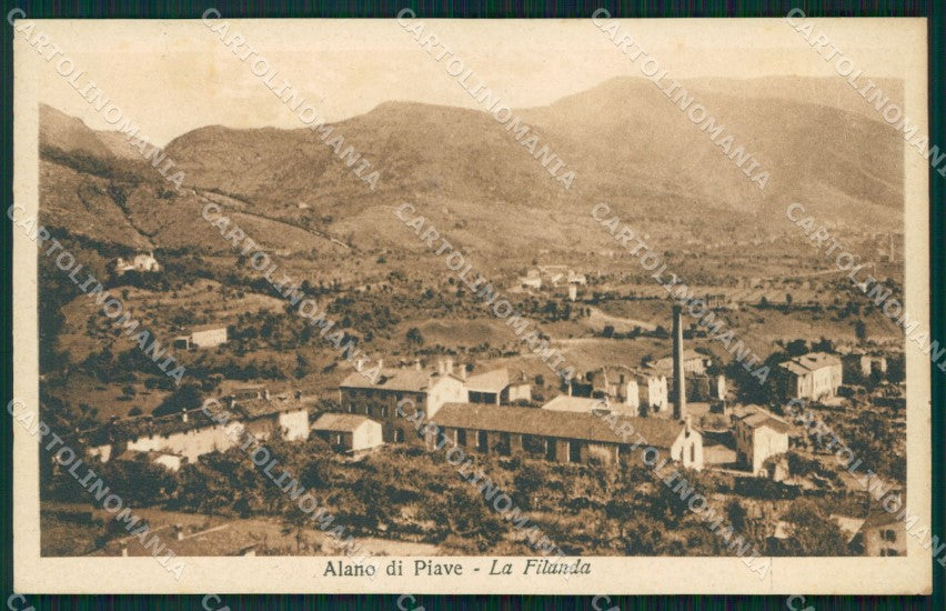 Belluno Alano di Piave La Filanda cartolina VK0051 – fronte