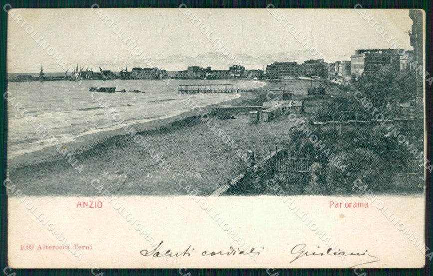 Roma Anzio Alterocca 1099 PIEGHINA cartolina VK0056 – fronte