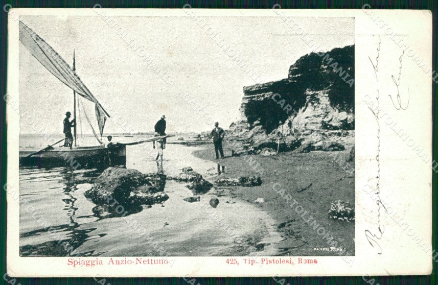 Roma Anzio Nettuno Barca cartolina VK0057 – fronte