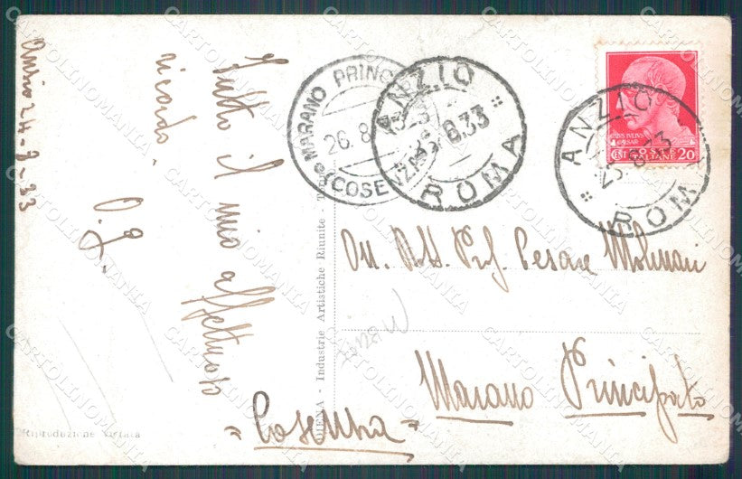 Roma Anzio PIEGHE cartolina VK0066 – retro