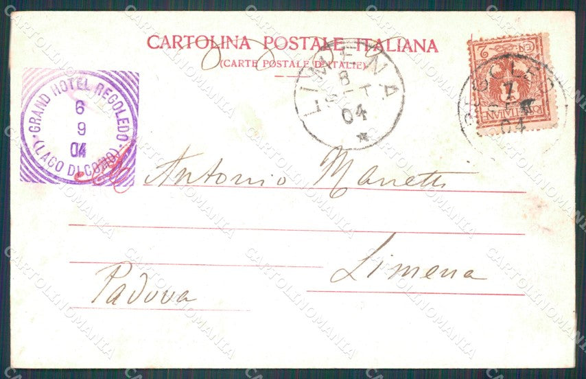 Lecco Acquate Casa Don Abbondio Manzoni cartolina VK0074 – retro