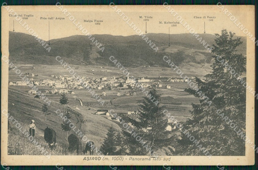 Vicenza Asiago ABRASA cartolina VK0076 – fronte