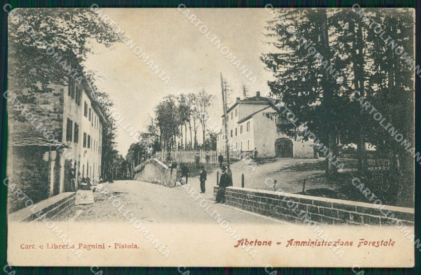 Pistoia Abetone cartolina VK0087 – fronte