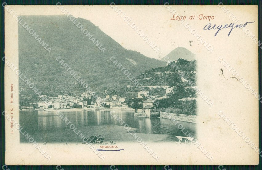 Como Argegno Lago di Como cartolina VK0090 – fronte