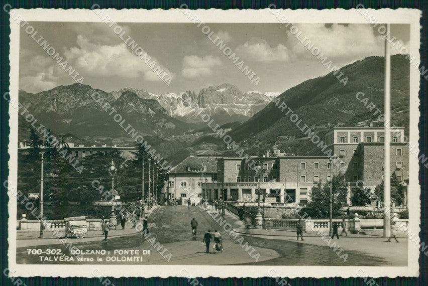 Bolzano Città Ponte di Talvera Foto cartolina VK0106 – fronte
