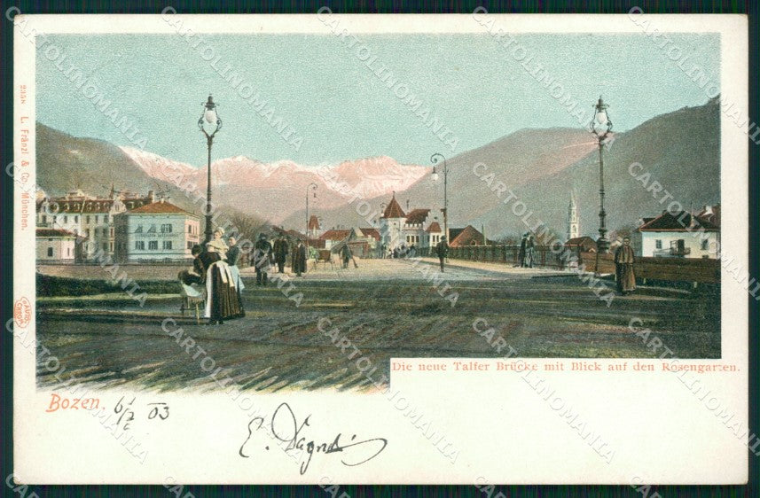 Bolzano Città cartolina VK0107 – fronte