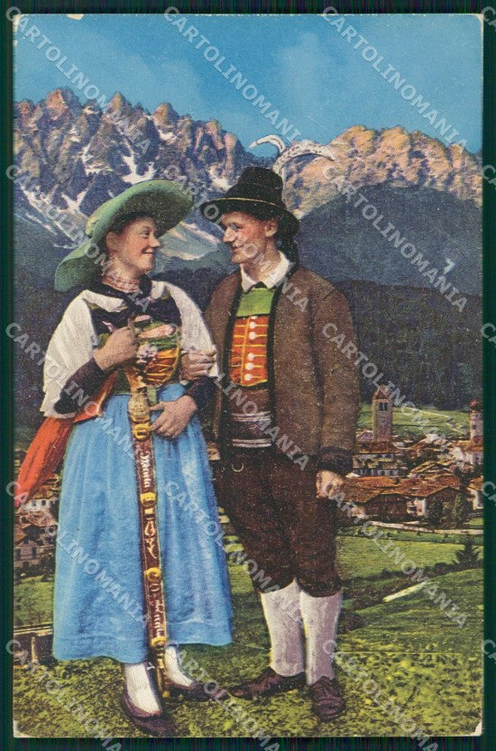 Bolzano Città Costumi cartolina VK0112 – fronte