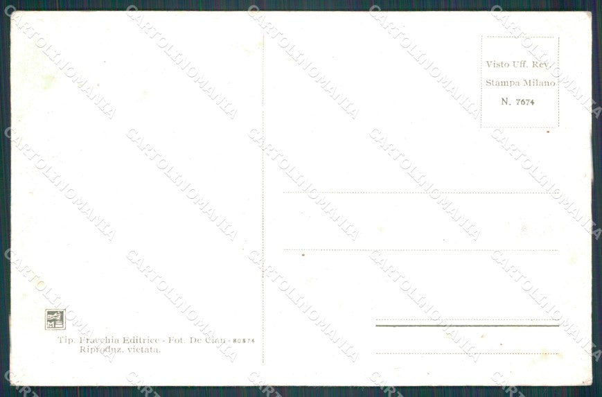 Belluno Città Campane cartolina VK0126 – retro