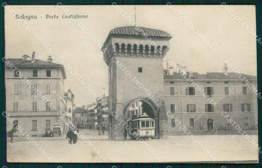 Bologna Città Porta Castiglione Tram cartolina VK0137 – fronte