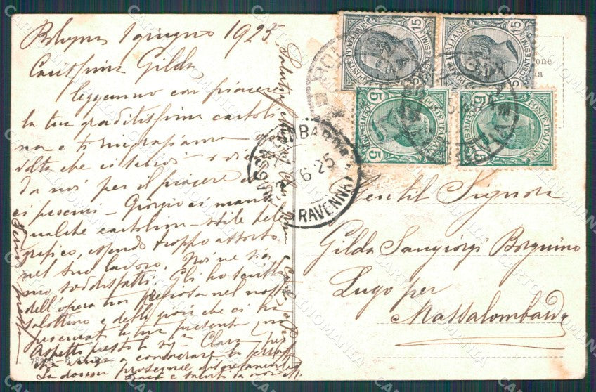 Bologna Città Porta Santo Stefano cartolina VK0139 – retro
