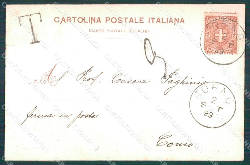 Como Bellagio Lago di Como cartolina VK0153 – retro