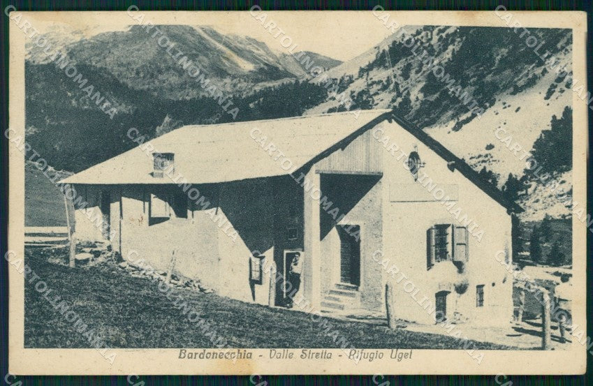 Torino Bardonecchia Rifugio Ugel ANGOLINO SCOLLATO cartolina VK0170 – fronte