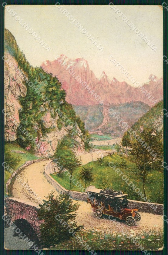 Udine Castions di Strada Corriera PIEGHE cartolina VK0183 – fronte