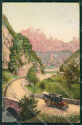 Udine Castions di Strada Corriera PIEGHE cartolina VK0183 – fronte