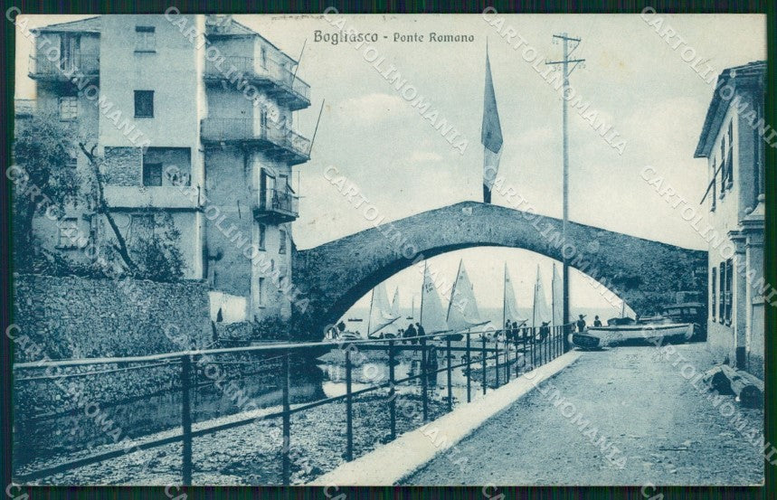 Genova Bogliasco Ponte Romano cartolina VK0188 – fronte
