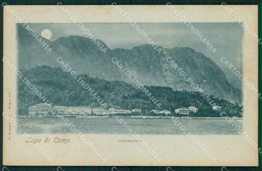 Como Cadenabbia Lago di Como Chiaro di Luna cartolina VK0202 – fronte