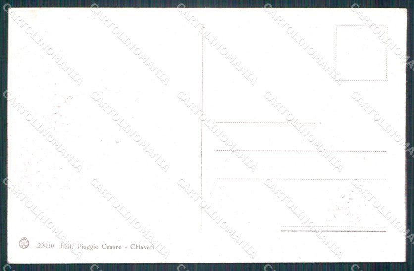 Genova Chiavari cartolina VK0204 – retro