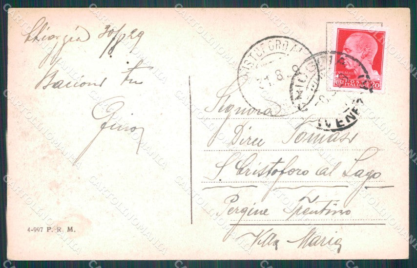 Venezia Chioggia Vescovado cartolina VK0206 – retro