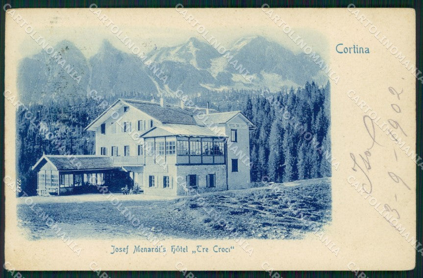 Belluno Cortina d'Ampezzo cartolina VK0217 – fronte