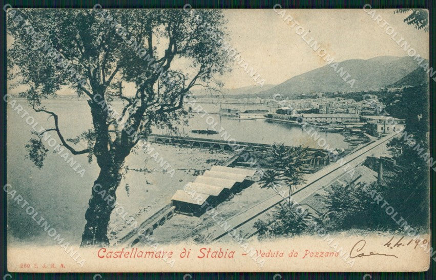 Napoli Castellammare di Stabia Pozzano cartolina VK0223 – fronte