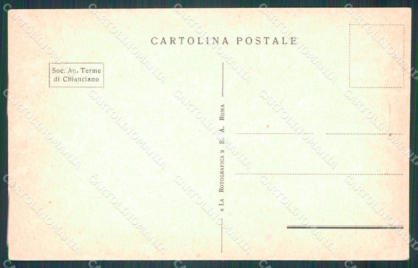 Siena Chianciano Terme cartolina VK0237 – retro