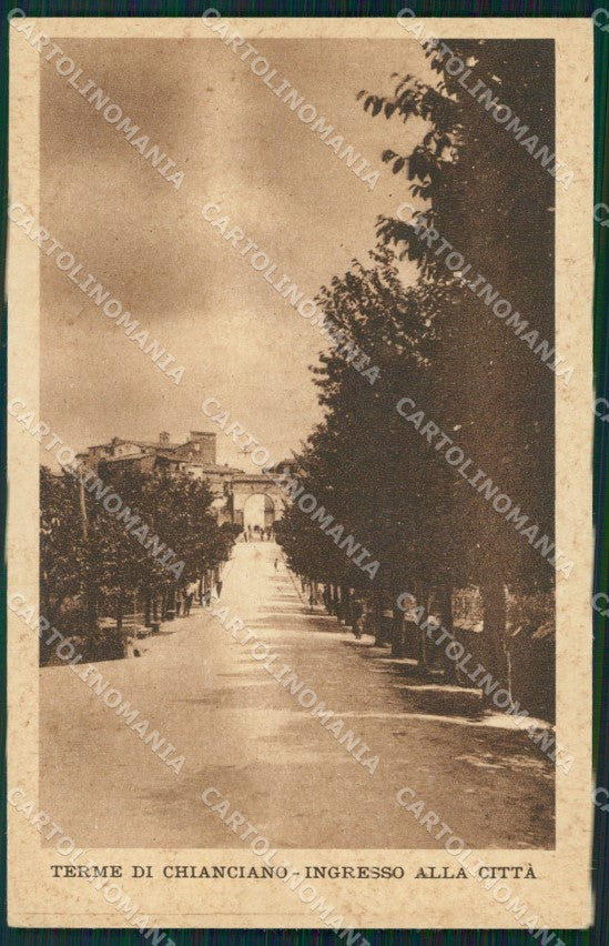 Siena Chianciano Terme cartolina VK0238 – fronte