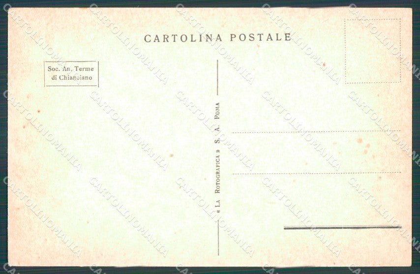 Siena Chianciano Terme cartolina VK0238 – retro