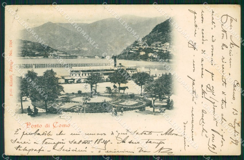 Como Città Lago di Battello cartolina VK0245 – fronte