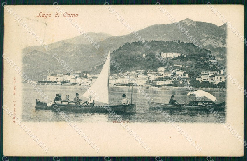 Como Città Lago di Barche cartolina VK0246 – fronte