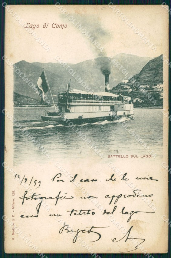 Como Città Lago di Battello Lecco cartolina VK0249 – fronte