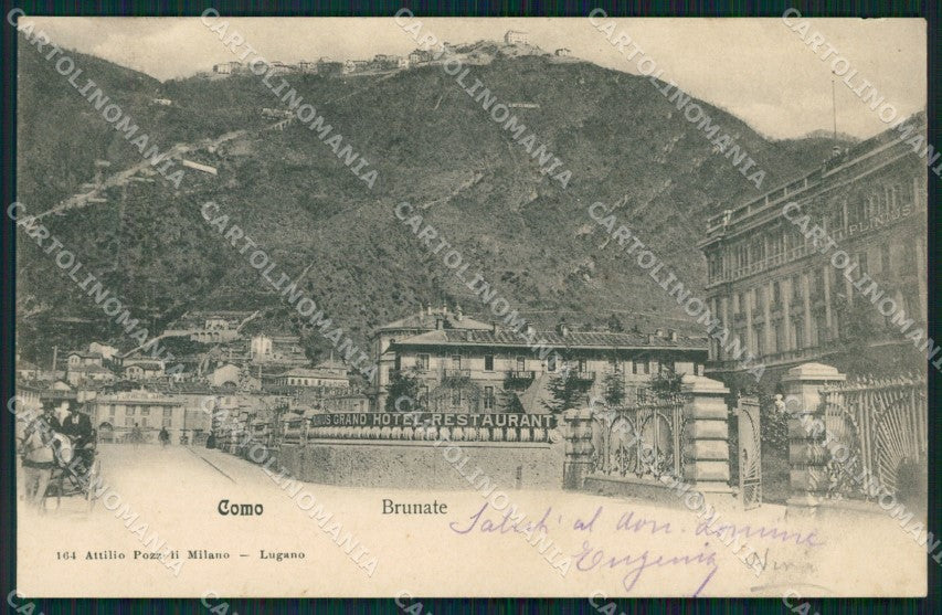 Como Brunate cartolina VK0256 – fronte